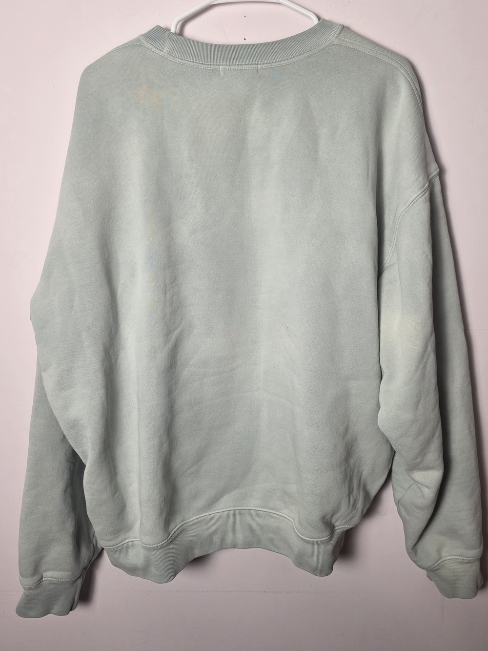 Madhappy Heritage Fleece Crewneck Sweatshirt XL Mint Green Oversized - Picture 5 of 7